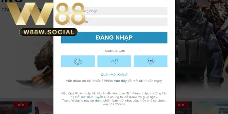 Đăng Nhập W88 - Cách Sử Dụng Tài Khoản Hội Viên Nhanh Nhất 3 4 bước đăng nhập W88 truyền thống