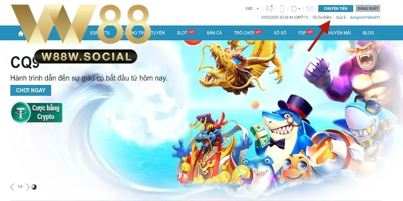 4 điều kiện cần biết khi rút tiền W88